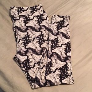 Black and White Jasmine Leggings TC2